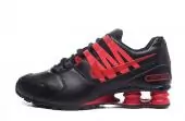 men shox avenue running nike chaussures 2017 red line black